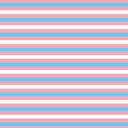 Printed Pattern Vinyl - Glossy - Transgender / Cotton Candy Stripe 12" x 24" Sheet