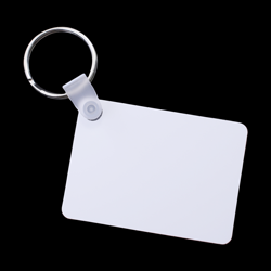 Unisub Two Sided Rectangle Aluminum Keychain 1.6 x 2. I 25