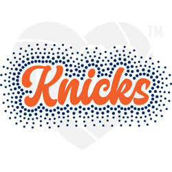 Faux Rhinestone - Knicks