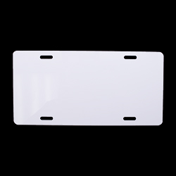 Sublimation Aluminum License Plates, Wholesale White Dye