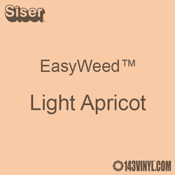 12 Light Apricot Siser EasyWeed Heat Transfer Vinyl (HTV)