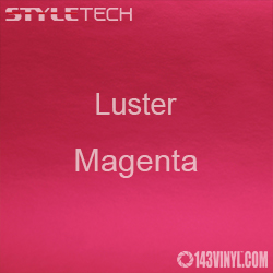StyleTech Magenta Luster Matte Metallic Adhesive Vinyl 12" x 24" Sheet