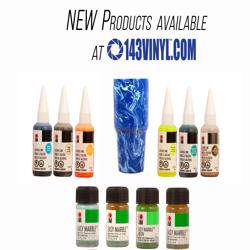 143VINYL Adds 82 NEW Colors of Alcohol Ink and Marbling Paint to Product Line