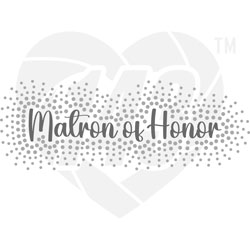 Faux Rhinestone - Matron of Honor