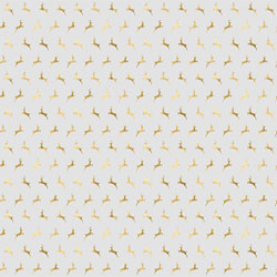 Printed Pattern Vinyl - Glossy - Metallic Reindeer- 12" x 24"