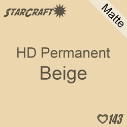12" x 24" Sheet - StarCraft HD Matte Permanent Vinyl - Beige