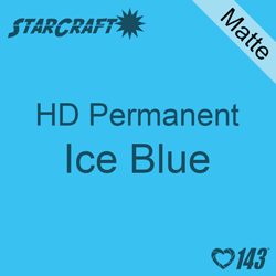 12" x 12" Sheet - StarCraft HD Matte Permanent Vinyl - Ice Blue