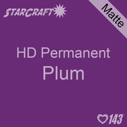 12" x 12" Sheet - StarCraft HD Matte Permanent Vinyl - Plum