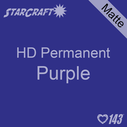 12" x 12" Sheet - StarCraft HD Matte Permanent Vinyl - Purple