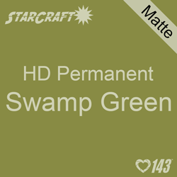 12" x 12" Sheet - StarCraft HD Matte Permanent Vinyl - Swamp Green 