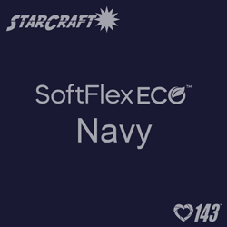 12" X 5 Yard Roll - StarCraft SoftFlex Eco HTV - Navy 12" X 5 Yard Roll - StarCraft SoftFlex Eco HTV - Navy