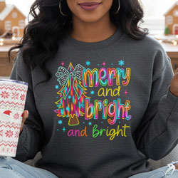 Press Ready Transfer - Neon Merry and Bright