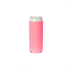 Skinny Can Cooler - Neon Pink