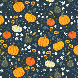 Printed Pattern Vinyl - Oh My Gourd - 12" x 24"