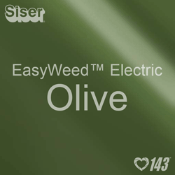 12" x 15" Sheet Siser EasyWeed Electric HTV - Olive