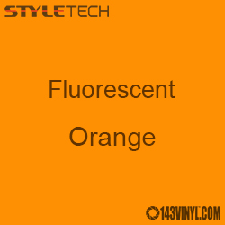 StyleTech Fluorescent - Orange - 12" x 24" Sheet    