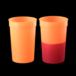 Color Changing Cup - Orange to Red