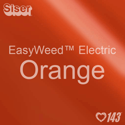 12" x 15" Sheet Siser EasyWeed Electric HTV - Orange