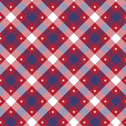 Printed HTV Patriotic Plaid 12" x 15" Sheet