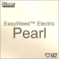 12" x 15" Sheet Siser EasyWeed Electric HTV - Pearl