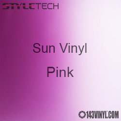 StyleTech Sun Vinyl - Pink - 12" x 12" Sheet    