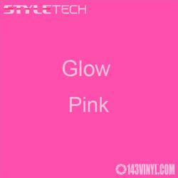 StyleTech Glow Pink Adhesive Vinyl 12" x 12" Sheet