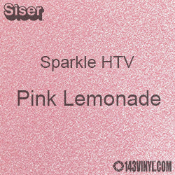 Siser Sparkle HTV: 12" x 5 Yard Roll - Pink Lemonade