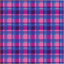 Printed Pattern Vinyl - Glossy - Purple Blue Plaid 12" x 24" Sheet