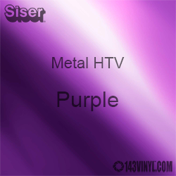12" x 20" Sheet Siser Metal HTV - Purple