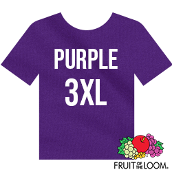 Fruit of the Loom Iconic™ T-shirt - Purple - 3XL