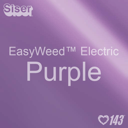 12" x 15" Sheet Siser EasyWeed Electric HTV - Purple