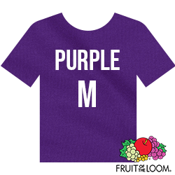 Fruit of the Loom Iconic™ T-shirt - Purple - Medium