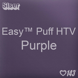 Easy™ Puff HTV: 12" x 12" - Purple