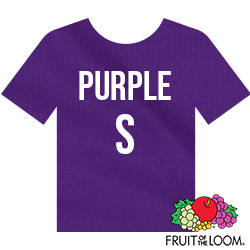 Fruit of the Loom Iconic™ T-shirt - Purple - Small