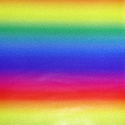 Printed Pattern Vinyl - Glitter Rainbow Ombre - 12" x 12"