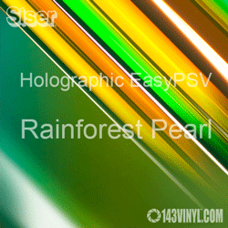 Siser EasyPSV - Holographic Pearl - 12" x 20" Sheet - Rainforest Pearl