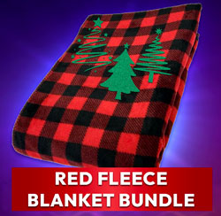 2025 Fleece Blanket Bundle - Red