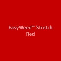 Stretch HTV: 12" x 15" - Red Stretch HTV: 12" x 15" - Red