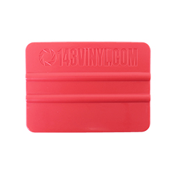 4 Plastic Squeegee - Red