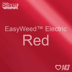 12" x 15" Sheet Siser EasyWeed Electric HTV - Red