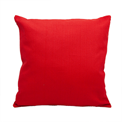 Canvas Pillow Cover - Red Canvas Pillow Cover - Red