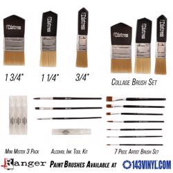 143VINYL Adds Tim Holtz Distress Brushes To Their Product Line