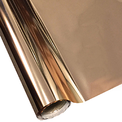 25 Foot Roll of 12" StarCraft Electra Foil - Rose Gold