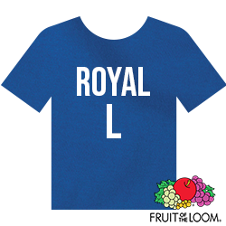 Fruit of the Loom Iconic™ T-shirt - Royal - Large