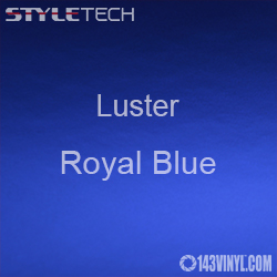 StyleTech Royal Blue Luster Matte Metallic Adhesive Vinyl 12" x 12" Sheet