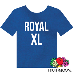 Fruit of the Loom Iconic™ T-shirt - Royal - XL