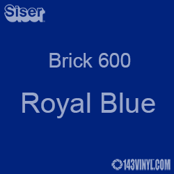 12" x 20" Sheet Siser Brick 600 HTV - Royal Blue