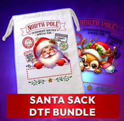 2025 Santa Sack DTF Bundle