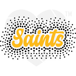 Faux Rhinestone - Saints