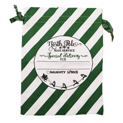 Santa Sack - North Pole - Green